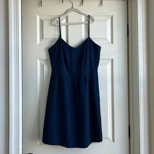 J. Crew Navy Dress